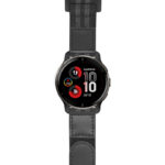 g.v2p.nt13 Main Black & Gray StrapsCo Hook and Loop Explorer Watch Band Strap Nylon Velcro NATO 20mm