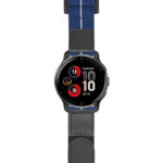 g.v2p.nt13 Main Blue & White StrapsCo Hook and Loop Explorer Watch Band Strap Nylon Velcro NATO 20mm