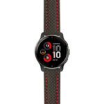 g.v2p.st25 Main Black & Red StrapsCo Heavy Duty Carbon Fiber Watch Strap 20mm