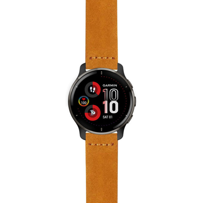 g.v2p.st29 Main Tan StrapsCo Heavy Duty Suede Watch Strap 20mm