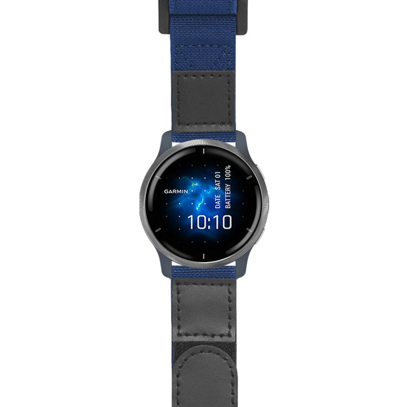 For Garmin Vivoactive 3 / Vivomove /HR Nylon Hook and Loop Watch