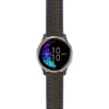 g.venu.st25 Main Black & Blue StrapsCo Heavy Duty Carbon Fiber Watch Strap 20mm