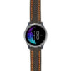 g.venu.st25 Main Black & Orange StrapsCo Heavy Duty Carbon Fiber Watch Strap 20mm