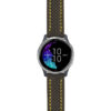 g.venu.st25 Main Black & Yellow StrapsCo Heavy Duty Carbon Fiber Watch Strap 20mm