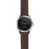 g.viv3.st25 Main Black & Red StrapsCo Heavy Duty Carbon Fiber Watch Strap 20mm
