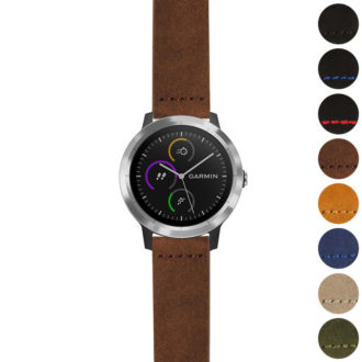 g.viv3.st29 Gallery Brown StrapsCo Heavy Duty Suede Watch Strap 20mm