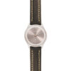 g.vspt.st23 Main Black & White StrapsCo Heavy Duty Mens Leather Watch Band Strap 20mm