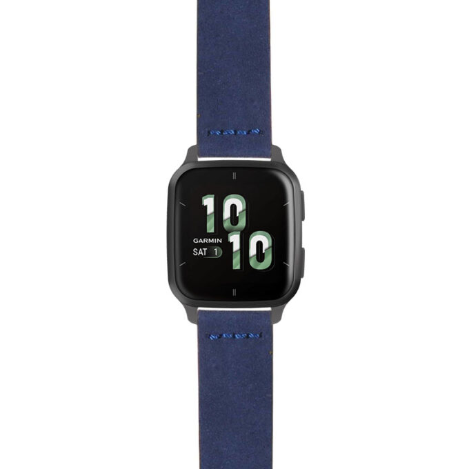 g.vsq2.st29 Main Blue StrapsCo Heavy Duty Suede Watch Strap 20mm