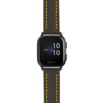 g.vsq.st25 Main Black & Yellow StrapsCo Heavy Duty Carbon Fiber Watch Strap 20mm