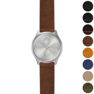 g.vstyl.st29 Gallery Brown StrapsCo Heavy Duty Suede Watch Strap 20mm