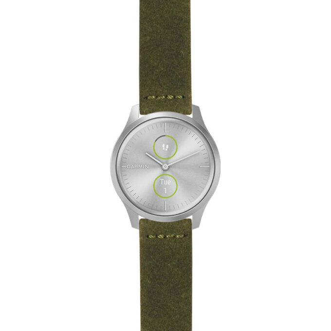 g.vstyl.st29 Main Green StrapsCo Heavy Duty Suede Watch Strap 20mm