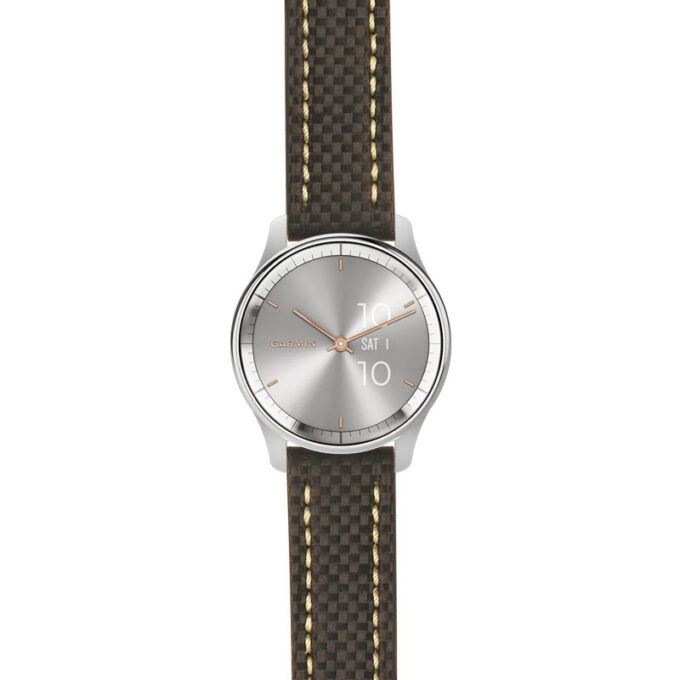 g.vtrd.st25 Main Black & White StrapsCo Heavy Duty Carbon Fiber Watch Strap 20mm