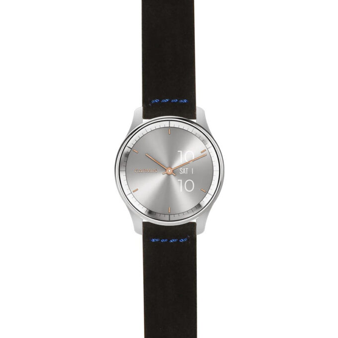 g.vtrd.st29 Main Black & Blue StrapsCo Heavy Duty Suede Watch Strap 20mm