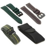 gb11.11.2 Green & Brown The Premium Black Buckle Holiday Gift Bundle 20mm 22mm