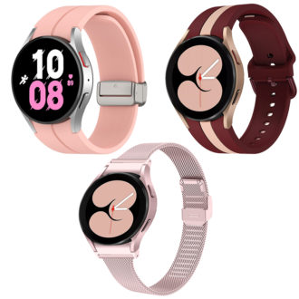 gb19.13.6 Pink & Red Gift Bundle For Samsung Galaxy Watch 5 & 6