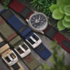 ks.ny2 Creative StrapsCo Rugged Canvas Watch Band Strap 19mm 20mm 21mm 22mm