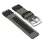 ks.ny2.11 Angle Green StrapsCo Rugged Canvas Watch Band Strap 19mm 20mm 21mm 22mm