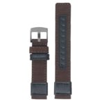 ks.ny2.2 Up Brown StrapsCo Rugged Canvas Watch Band Strap 19mm 20mm 21mm 22mm
