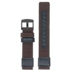ks.ny2.2.mb Up Brown StrapsCo Rugged Canvas Watch Band Strap 19mm 20mm 21mm 22mm