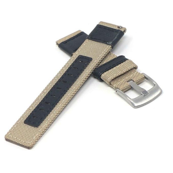 ks.ny2.3 Cross Tan StrapsCo Rugged Canvas Watch Band Strap 19mm 20mm 21mm 22mm