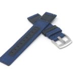 ks.ny2.5 Cross Blue StrapsCo Rugged Canvas Watch Band Strap 19mm 20mm 21mm 22mm