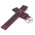 ks.ny2.6 Cross Red StrapsCo Rugged Canvas Watch Band Strap 19mm 20mm 21mm 22mm