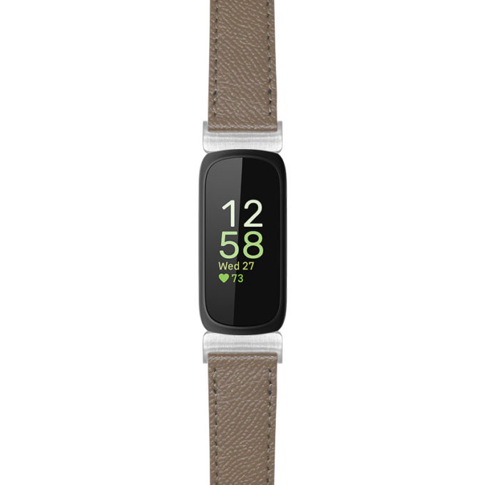 ks7 BrownStrapsCo Textured Leather Strap For Fitbit Inspire 3