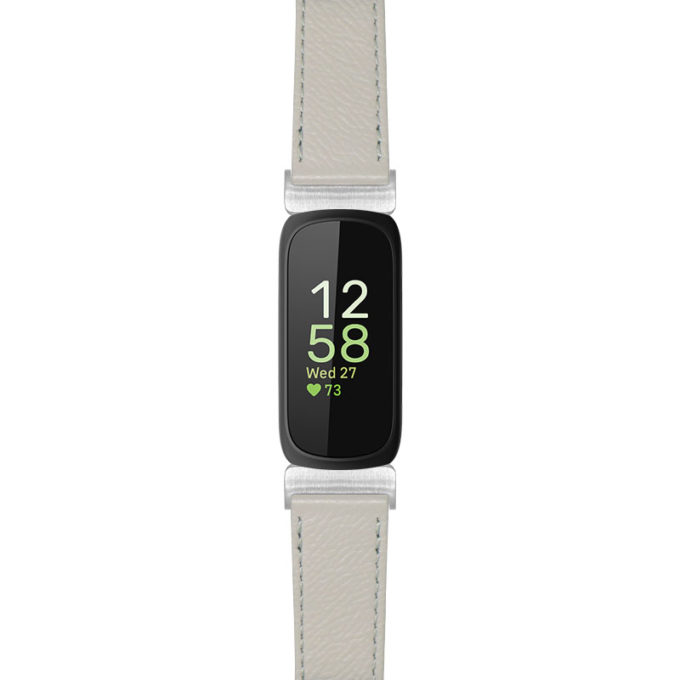 ks7 GreyStrapsCo Textured Leather Strap For Fitbit Inspire 3