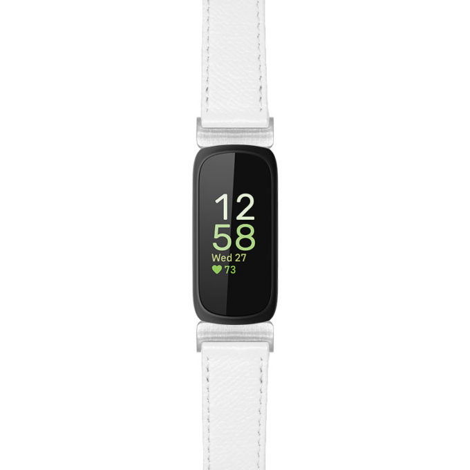 ks7 WhiteStrapsCo Textured Leather Strap For Fitbit Inspire 3