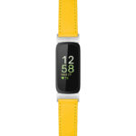 ks7 YellowStrapsCo Textured Leather Strap For Fitbit Inspire 3