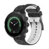s.r33.1.22 Black & White Main StrapsCo ColorBlock Endurance Watch Band Strap for Suunto 9 Peak