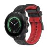 s.r33.1.6 Black & Red Main StrapsCo ColorBlock Endurance Watch Band Strap for Suunto 9 Peak