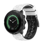 s.r33.22.1 White & Black Main StrapsCo ColorBlock Endurance Watch Band Strap for Suunto 9 Peak