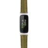 st19 Dark Green Main StrapsCo Everyday Leather Watch Band Strap For Fitbit Inspire 3