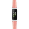 st19 Dark Pink Main StrapsCo Everyday Leather Watch Band Strap For Fitbit Inspire 3