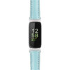 st19 Light Blue Main StrapsCo Everyday Leather Watch Band Strap For Fitbit Inspire 3