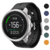 su.r32.1 Gallery Black StrapsCo Active Band Watch Strap for Suunto 5 Peak 22mm
