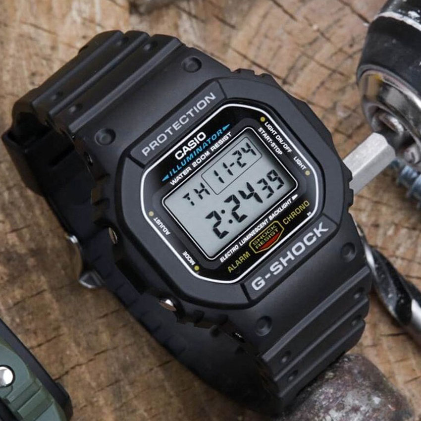 top square watches casio g shock dw5600E 1V