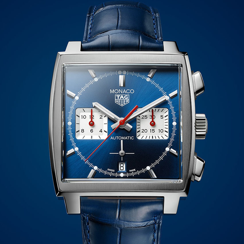 top square watches tag heuer monaco cbl2111