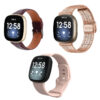 v3.gb18.2.13a Cassis & Pink Gift Bundle For Fitbit Sense Versa 3 Versa 4 Sense 2