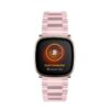 fb.m162.pg Main Pink Gold StrapsCo Oyster Bracelet Watch Band Strap for Fitbit Versa 3 Fitbit Sense 2