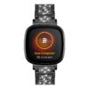 fb.m163.mb Main Black StrapsCo Evening Bracelet Watch Band Strap for Fitbit Versa 4 and Sense 2