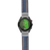 g.as62.st23 Main Blue & Orange StrapsCo Heavy Duty Mens Leather Watch Band Strap 20mm