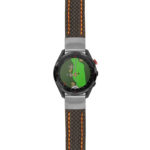 g.as62.st25 Main Black & Orange StrapsCo Heavy Duty Carbon Fiber Watch Strap 20mm