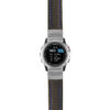 g.d2bv.st23 Main Black & Blue StrapsCo Heavy Duty Mens Leather Watch Band Strap 20mm
