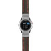 g.d2bv.st23 Main Black & Red StrapsCo Heavy Duty Mens Leather Watch Band Strap 20mm