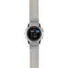 g.d2bv.st23 Main Grey & White StrapsCo Heavy Duty Mens Leather Watch Band Strap 20mm
