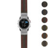 g.d2bv.st25 Gallery Black & Red StrapsCo Heavy Duty Carbon Fiber Watch Strap 20mm