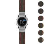 g.d2bv.st25 Gallery Black & Red StrapsCo Heavy Duty Carbon Fiber Watch Strap 20mm