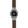 g.d2ch.st25 Main Black & Orange StrapsCo Heavy Duty Carbon Fiber Watch Strap 20mm